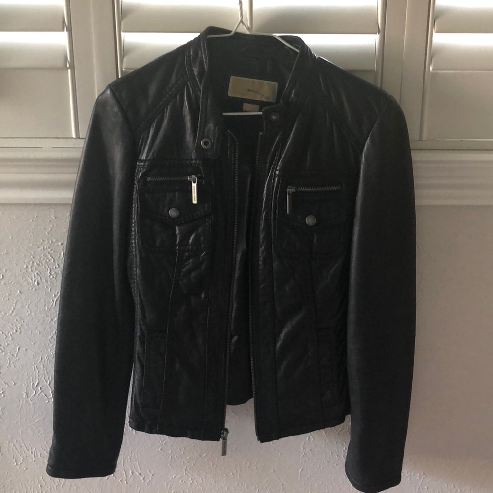Michael by Michael Kors Leather Jacket